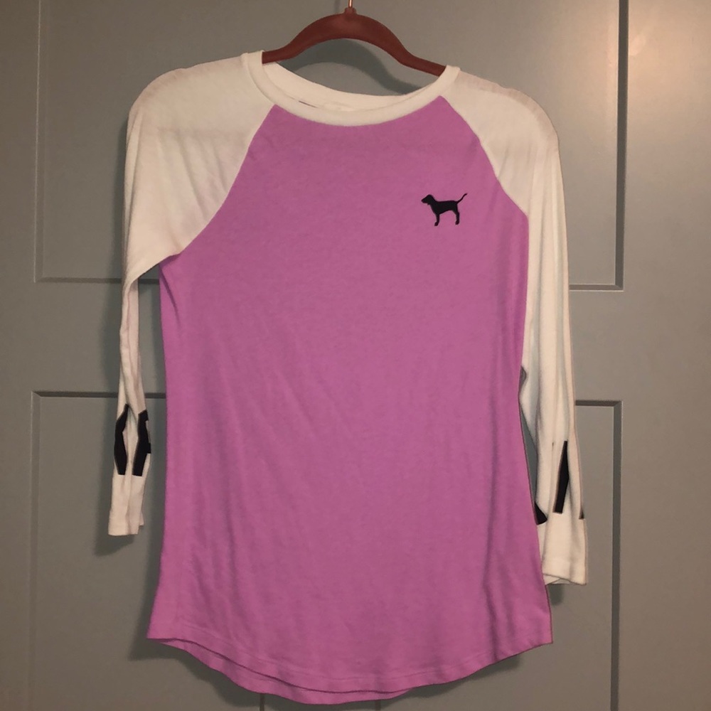 VS PINK baseball top
